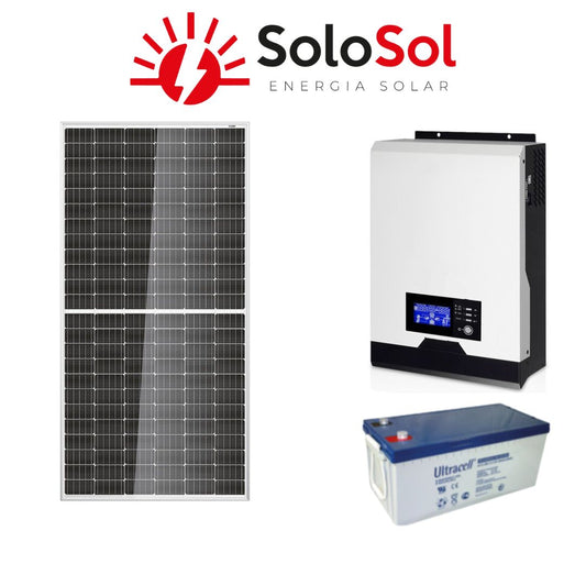 Kit Solar Off Grid con Inversor de 1000 W