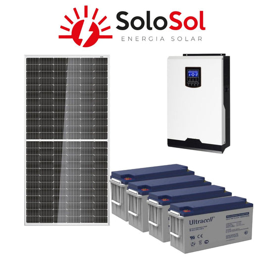 Kit Solar Off Grid con Inversor de 3000 W II